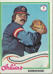 1978 Topps Baseball Cards      398     Don Hood